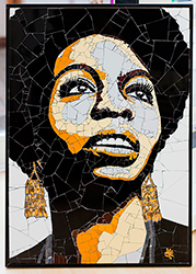 art,verdejo,mosaic,valencia,Nina Simone,emilio