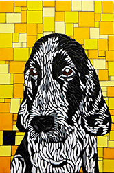 art,verdejo,mosaic,valencia,Paco cocker dog,emilio